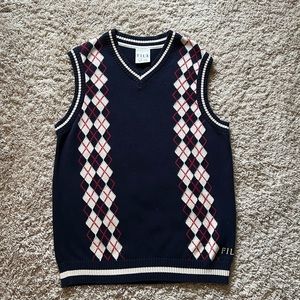 fila 1911 golf sweater vest